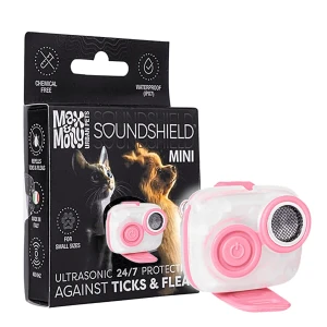 Max & Molly SoundShield MINI Rose 24/7 cserélhető elemes ultrahangos kullancsriasztó